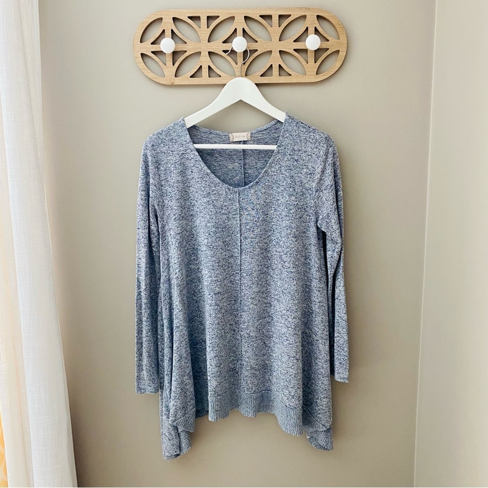 Altar'd State Long Sleeve Sweater Top Blue Sz Medium